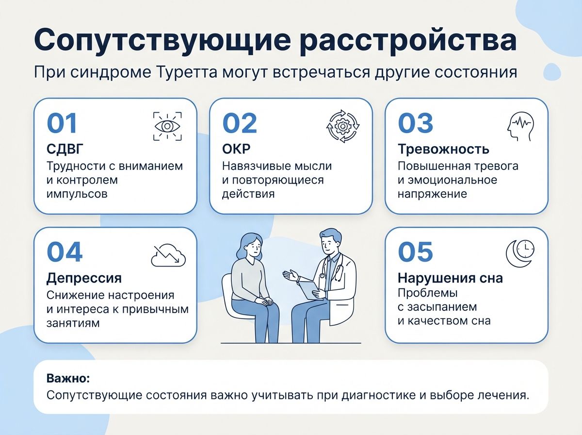Лечение синдрома Туретта в Аткарске инфографика